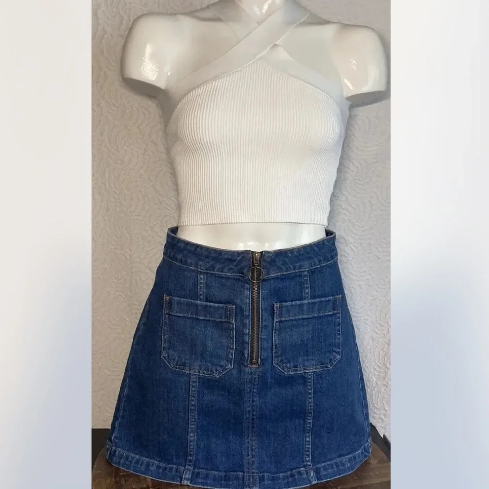 Madewell zip denim